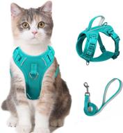 🐱 escape-proof cat harness and leash set with id tag pocket for secure walking - perfect for small and large cats, kittens logo