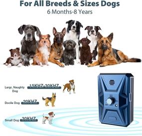 img 2 attached to 🐶 Ultrasonic Dog Barking Control Device: Rechargeable, 33 Ft Range, 3 Levels, Safe & Effective Anti-Bark Training Tool for Indoor/Outdoor Use