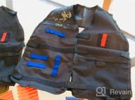 img 1 attached to Tepsmigo Kids Tactical Vest Kit With 100 Refill Darts, 2 Reload Clips, Face Tube Masks, Hand Wrist Bands And Protective Glasses - Ages 5+ review by Noah Warneking