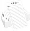 set of 100 vertical to-do list cards by 321done - 3" x 5" double-sided notecards with date checklist - made in usa with thick card stock and simple script design logo