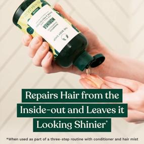 img 3 attached to Moringa Shine & Protection Shampoo: Revive Dull Hair With The Body Shop'S Vegan Formula