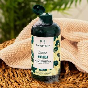 img 1 attached to Moringa Shine & Protection Shampoo: Revive Dull Hair With The Body Shop'S Vegan Formula