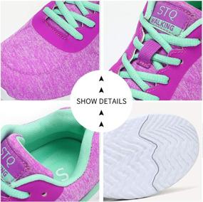 img 2 attached to 👟 STQ Sneakers: Lightweight Breathable Athletic Women's Shoes for Active Lifestyles