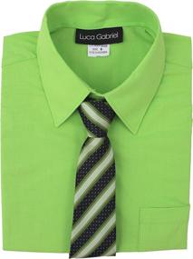 img 2 attached to Luca Gabriel Toddler Sleeve Formal Boys' Tops, Tees & Shirts for Enhanced SEO