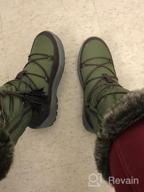 img 1 attached to Women'S Knee-High Water Resistant Fur-Lined Snow Boots - DailyShoes review by Gary Morris