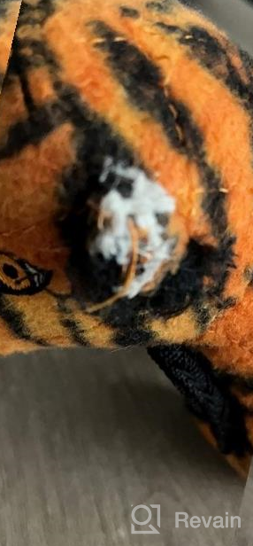 img 1 attached to 🐯 TUFFY - The Ultimate Soft Dog Toy: Zoo Junior Tiger - Unmatched Durability, Strength & Toughness. Interactive Play (Tug, Toss & Fetch). Machine Washable & Floats. review by Joe Stax