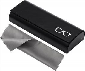 img 4 attached to Lightweight & Portable Hard Shell Eyeglasses Case For Women & Men - Vemiss