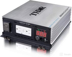 img 4 attached to 💡 THOR MANUFACTURING - 600W Pure SINE Wave Inverter 12V with USB: High-Quality Power Conversion Solution