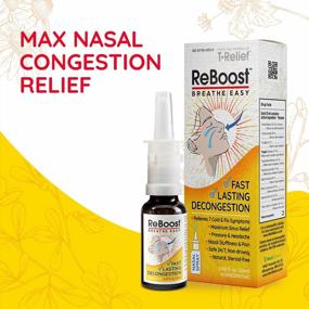 img 2 attached to ReBoost Breathe Easy Decongestion Nasal Spray: Fast Relief For Cold, Flu, And Sinus Symptoms With Natural Homeopathic Ingredients - 0.68 Oz