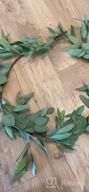 img 1 attached to 🌿 DearHouse 5.5Ft Seeded Eucalyptus Garland: Faux Greenery Wedding Backdrop and Wall Decor review by Tim Springer