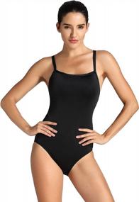 img 4 attached to Unleash Your Competitive Spirit With SYROKAN Women'S One Piece Swimsuit