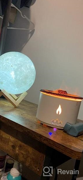 img 1 attached to Experience The Magic Of OxyLED Moon Lamp: 16 Colors, 3D Print, Remote & Touch Control, Perfect Gift For All Occasions review by Jermaine Chowdhury