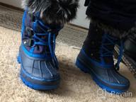 img 1 attached to Tombik Toddler Outdoor Insulated Waterproof Weather Boys' Shoes review by Malik Berry