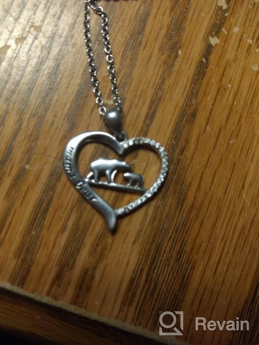 img 1 attached to MUATOGIML 925 Sterling Silver Mama Bear Panda Elephant Sloth Animal Necklace - Perfect Mother's Day Gift! review by Timothy Jimenez