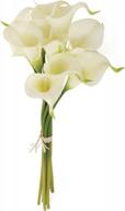 9 white calla stems bundle - torre & tagus logo