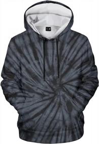 img 4 attached to Stay Stylish And Comfortable With Men'S Tie Dye Hoodie