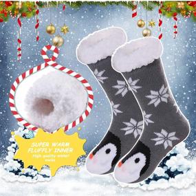 img 3 attached to 🐾 DYW Children's Animal Slipper - Toddler Girls' Clothing: Socks and Tights