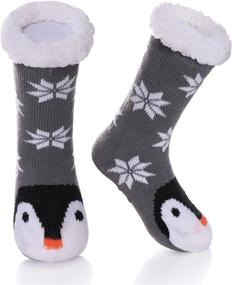 img 4 attached to 🐾 DYW Children's Animal Slipper - Toddler Girls' Clothing: Socks and Tights