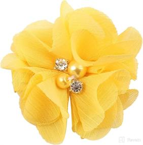 img 1 attached to 🌸 LD DRESS Baby Girl Foot Flower + Headband: Adorable Accessories for Your Little Princess