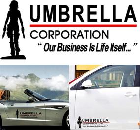 img 4 attached to YSpring Resident Stickers Umbrella Corporation Exterior Accessories