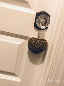 img 8 attached to Satin Brass Privacy Gold Door Knob Lock Interior Glass Door Knobs For Bathroom Bedroom - CLCTK Premium