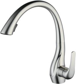 img 4 attached to Beelee BL1749N: A Professional Brushed Nickel Kitchen Faucet With Pull Out Sprayer And Commercial Deck Mount