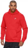 👕 nike sportswear pullover hoodie white: premium men's active clothing logo