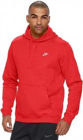 img 4 attached to 👕 NIKE Sportswear Pullover Hoodie White: Premium Men's Active Clothing