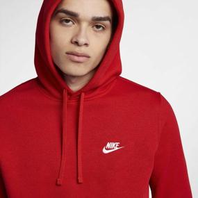 img 1 attached to 👕 NIKE Sportswear Pullover Hoodie White: Premium Men's Active Clothing