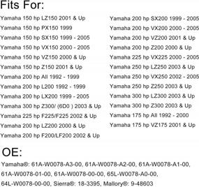 img 1 attached to Ремкомплект водяного насоса Yamaha с корпусом для подвесных моторов (150-300 л.с.) — заменяет 61A-W0078-A2-00 и 61A-W0078-A3-00 — Sierra 18-3396 совместим — BDFHYK 61A-W0078-A3-00