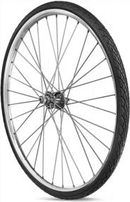 img 3 attached to 2 Pack 26" Road Bike Tires & Tubes - 37-590, 26X1.3/8 AV 32Mm Valve Compatible With Black