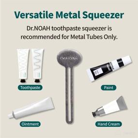 img 3 attached to Dr NOAH Toothpaste Squeezer 3Pack Metal