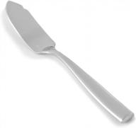 12-piece fortessa lucca 18/10 stainless steel fish knife flatware set. logo