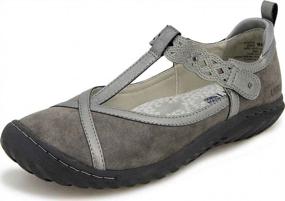 img 4 attached to JBU By Jambu Women'S Stylish And Comfortable Buttercup Mary Jane Flat