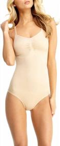 img 4 attached to SlimMe Classic Seamless Wireless Bodysuit Shaper Shapewear