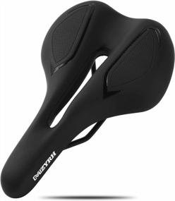 img 4 attached to Experience Ultimate Comfort On Your Bike With MZYRH Memory Foam Mountain Bike Seat - Waterproof, Breathable, And Perfect For All Bikes And Riders!