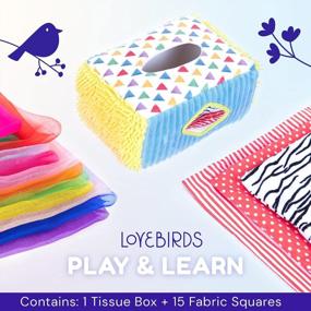 img 3 attached to Lovebirds Box Toddler Development Toddler Juggling Scarves Pull Along Manipulative