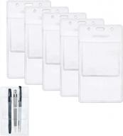 protect your clothes and keep your supplies handy with wisdompro's heavy duty pocket protector - 10 pack! logo