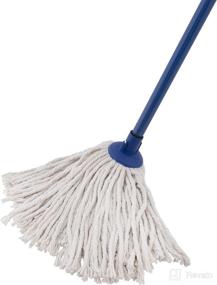 img 1 attached to 🧹 Superio Cotton String Mop Replacement Head 14" - High-Quality and Durable Cleaning Accessory