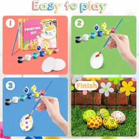 img 1 attached to Проявите творческий подход с пасхальными яйцами LovesTown'S DIY Squishies - 9 наборов для рисования для веселых пасхальных поделок!