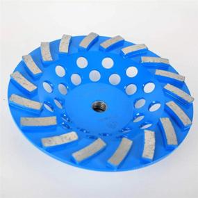 img 3 attached to High-Quality 7-Inch Diamond Turbo Cup Wheel With 18 Segments For Professional Contractors - Ideal For Grinding Hard Concrete And Cement With 5/8"-11 Arbor