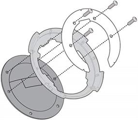 img 2 attached to Tanklock Mounting Flange for Yamaha FJ-09 / MT-09 Tracer 900 - Givi BF23 Tank Bag Accessory