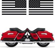 northern dock american flag decal vinyl die cut us bumper sticker (1 pair exterior accessories logo