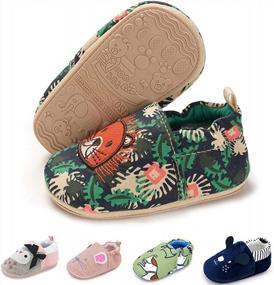 img 4 attached to Детская обувь с нескользящей мягкой подошвой для первых шагов от LAFEGEN: детские кроссовки для малышей