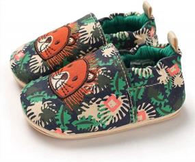 img 1 attached to Детская обувь с нескользящей мягкой подошвой для первых шагов от LAFEGEN: детские кроссовки для малышей