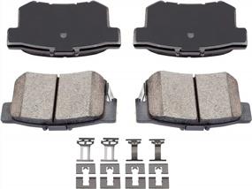 img 3 attached to LSAILON Ceramic Brake Pads Kits With Hardware: Perfect Fit For Acura, Honda, And Suzuki Models