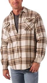 img 2 attached to Wrangler Authentics Sleeve Sherpa Jacket Men's Clothing best for Shirts