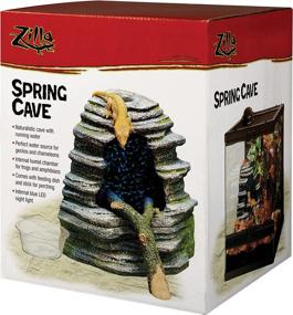 img 3 attached to 🐠 Enhance Your Aquarium with Zilla Spring Cave Décor: Blue LED, Rain Chamber, One Size - ECOM