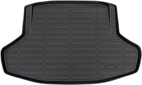 img 4 attached to 🚗 Enhanced Cartist Cargo Liner for 2022 Honda Civic Sedan - All Weather Trunk Mat with Anti-Slip, High Side Carpet Protection, TPE Material, Odorless Design