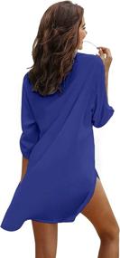 img 2 attached to Ekouaer Swimsuit Henley Shirts Beachwear Women's Clothing : Swimsuits & Cover Ups